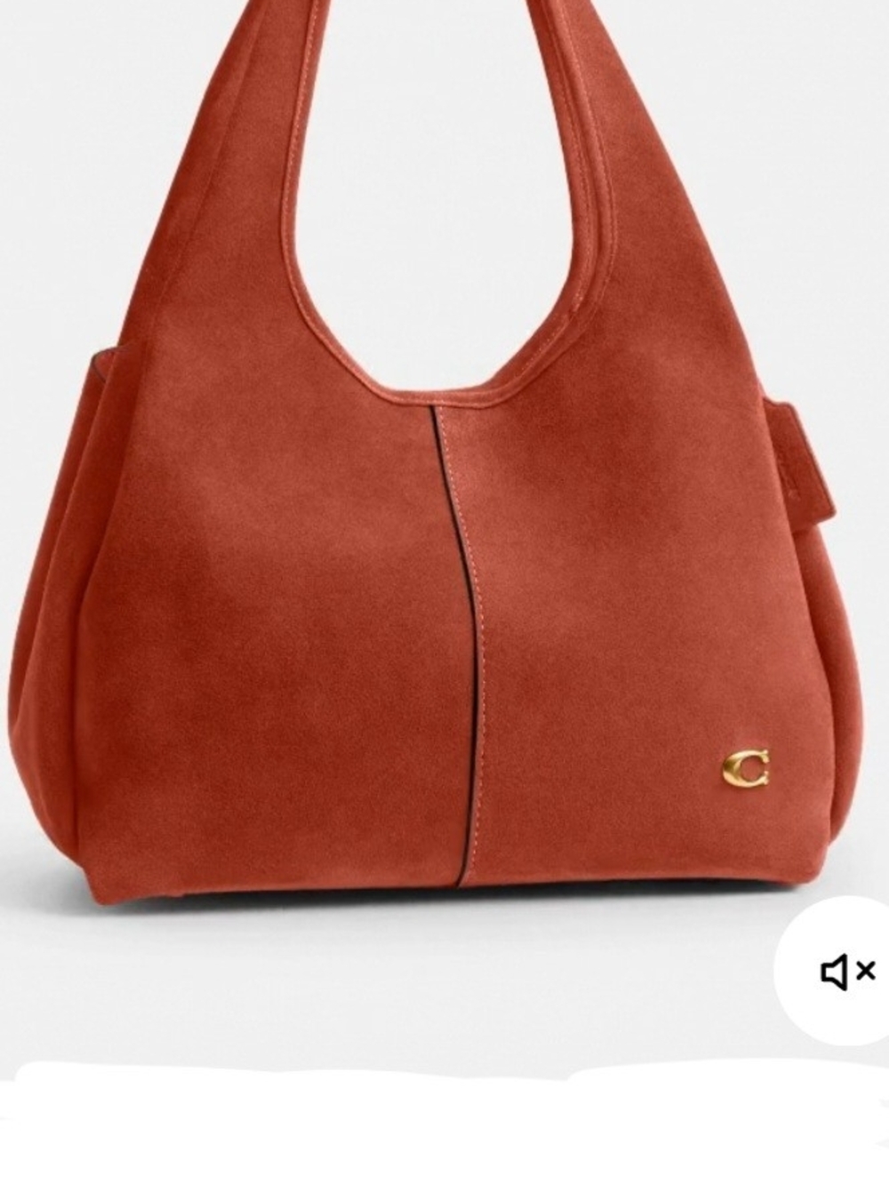 Coach Lana Suede Shoulder Bag